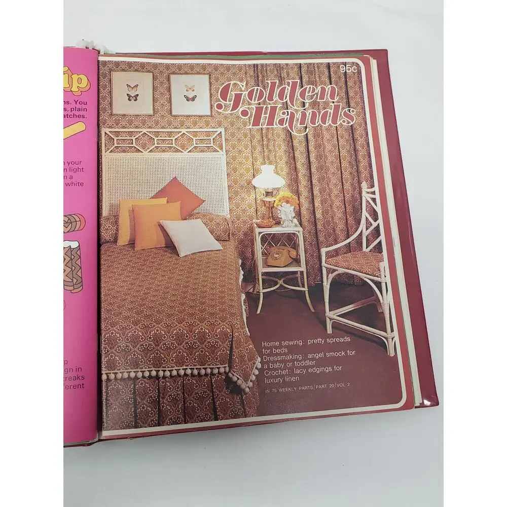 Vintage Golden Hands Volume 2 Sewing Crochet Knitting Dressmaking Patchwork Book